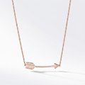 Avera Arianna Stainless Steel Arrow Necklace by Avera Group