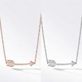Avera Arianna Stainless Steel Arrow Necklace by Avera Group