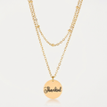 Avera Delicate Gold Plated Necklace Thankful Pendant by Avera Group