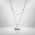 Avera Delicate Silver Plated Necklace Blessed Pendant by Avera Group