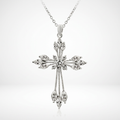 Avera Luxury Conviction Pendant Sterling Silver Statement Piece by Avera Group