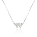 Avera Micro-Pave Initial W Pendant In Sterling Silver by Avera Group
