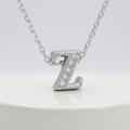 Avera Micro-Pave Initial Z Pendant in Sterling Silver by Avera Group