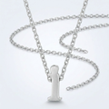 Avera Finish Initial I Pendant Sterling Silver Letter Charm by Avera Group