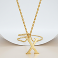 Avera Elaina Stainless Steel X Initial Necklace by Avera Group