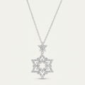 Avera Stella 0.3ct Cubic Zirconia Star Drop Necklace by Avera Group