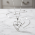 Avera #1 Mom Heart Pendant In Sterling Silver by Avera Group