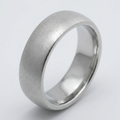 Avera Contemporary Matte Silver Wedding Band by Avera Group