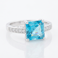 Avera Princess Bella Statement Ring in Turquoise and Aqua by Avera Group