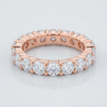 Avera Jessica Band 5 Millimeter Pink Gold Ring by Avera Group