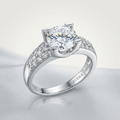 Avera Classic Engagement Ring Style 1 Sterling Silver Band by Avera Group