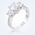 Avera Elizabeth Engagement Ring In Sterling Silver by Avera Group