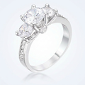 Avera Elizabeth Engagement Ring In Sterling Silver by Avera Group
