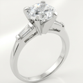 Avera Classic Triple Engagement Ring in Sterling Silver by Avera Group