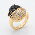 Avera Cubic Zirconia Baby Chick Ring - Whimsical Gold-Tone Jewelry by Avera Group