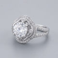 Avera Golden Regal Cubic Zirconia Oval Fashion Ring by Avera Group