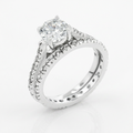 Avera Glistening Engagement Ring Set in Sterling Silver by Avera Group