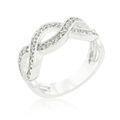 Avera Cubic Zirconia Infinity Band in Sterling Silver by Avera Group