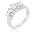 Avera Graduated Marquise Anniversary Band in Sterling Silver by Avera Group