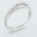 Avera Mara 0.4ct Cubic Zirconia Intertwined Simple Ring by Avera Group