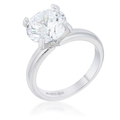 Avera Hanna 4.4ct Cubic Zirconia Classic Solitaire Ring by Avera Group