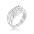 Avera Shauna 0.4ct Cubic Zirconia Wide Contemporary Ring by Avera Group
