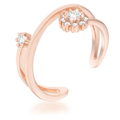 Avera Krista 0.25ct Cubic Zirconia Abstract Wrap Ring by Avera Group