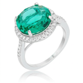 Avera Emie 7.3ct Cubic Zirconia Classic Statement Ring by Avera Group
