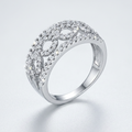 Avera Rina 0.5ct Cubic Zirconia Contemporary Band Ring by Avera Group