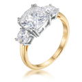 Avera The Cushion Cut Royal Ring in 14k Gold by Avera Group