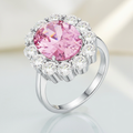 Avera 11.5Ct Plated Pale Oval Blossom Ring by Avera Group