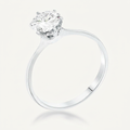 Avera 1 Carat Single Stone Cz Classic Solitaire Ring by Avera Group