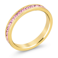 Avera Stylish Stackables Pink Gold Ring Collection by Avera Group