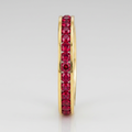 Avera Stylish Stackables Ruby Red Gold Ring by Avera Group