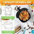 LITIFO 4.5QT Air Fryer with Digital LED Touch Screen Single Basket System by DailySale