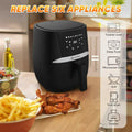 LITIFO 4.5QT Air Fryer with Digital LED Touch Screen Single Basket System by DailySale
