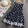 Little Girls' Dress Sundress Polka Dot Casual Lace Trims Print by DailySale