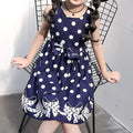 Little Girls' Dress Sundress Polka Dot Casual Lace Trims Print by DailySale
