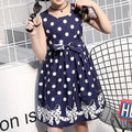 Little Girls' Dress Sundress Polka Dot Casual Lace Trims Print by DailySale