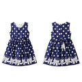 Little Girls' Dress Sundress Polka Dot Casual Lace Trims Print by DailySale