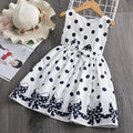 Little Girls' Dress Sundress Polka Dot Casual Lace Trims Print by DailySale
