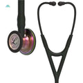Littmann Cardiology IV Diagnostic Stethoscope - Rainbow-Finish Chestpiece/Black Tube (6165) (Refurbished) by DailySale