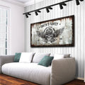 Live Free Ride Hard Sign by Tailored Canvases