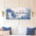 Living Water - John 4:10 Faith Sign by Tailored Canvases