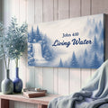Living Water - John 4:10 Faith Sign by Tailored Canvases