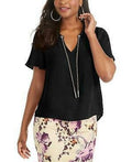 Thalia Sodi Chain-Trim Top, Size XXL by Vanessa Jane