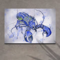 Lobster Watercolor Painting Canvas Wall Art VI by Tailored Canvases