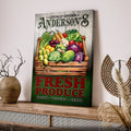 Locally Grown Fresh Produce Sign by Tailored Canvases