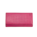 Loewe Anagram Pink Leather Bifold Long Wallet #5147 by Bolt Boutique