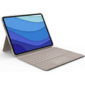 Logitech Combo Touch iPad Pro 12.9-inch (5th, 6th gen - 2021, 2022) Keyboard Case - Sand USA Layout by DailySale